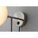 Duo LED 6 inch Satin Nickel Sconce Wall Light